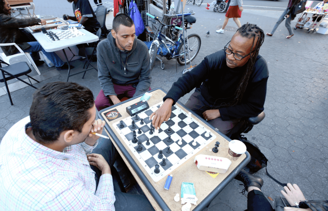 Old Black New York Chess Hustlers Rise Up  Checkmate Showdown :  r/TwoBestFriendsPlay