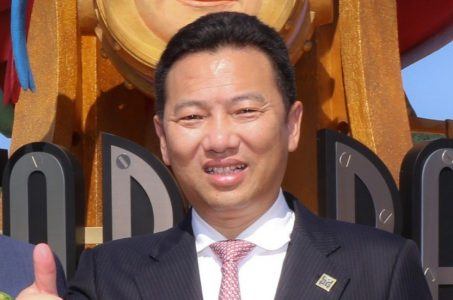 Landing International chairman Yang Zhihui at Shinhwa World Jeju