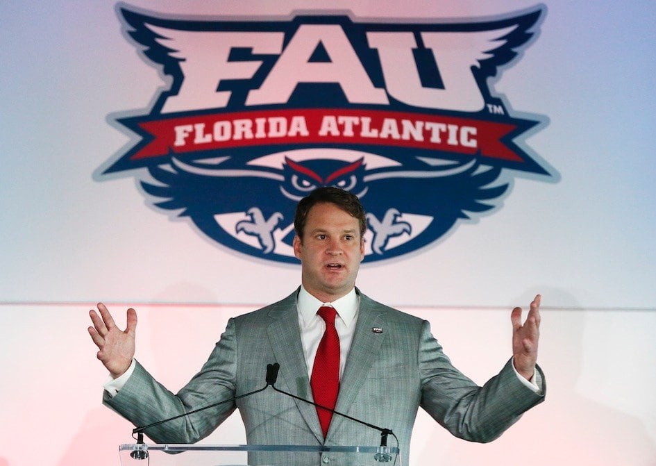 Florida Atlantic coach Lane Kiffin