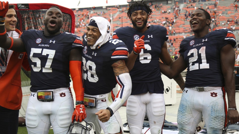 Auburn football celebration