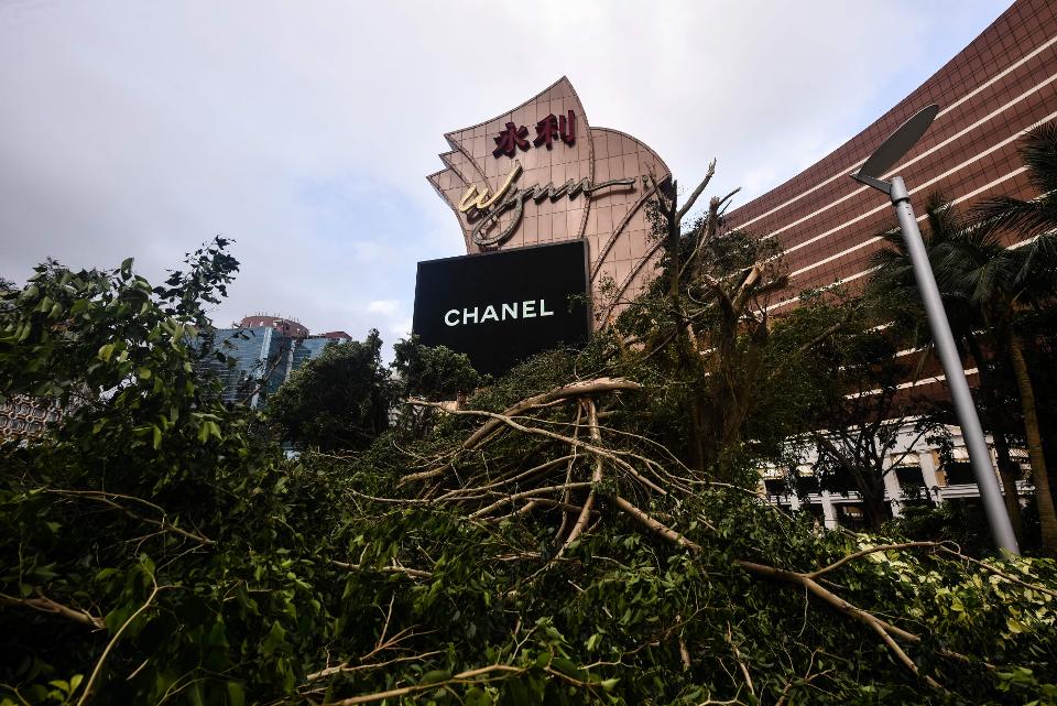 mother nature casinos damage Macau
