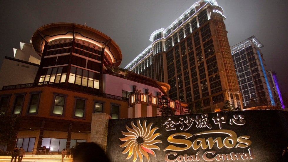 Macau casino win Sands Cotai