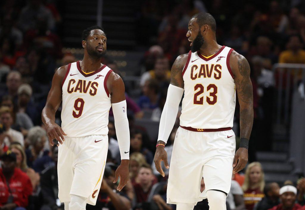 Dwayne Wade and LeBron James