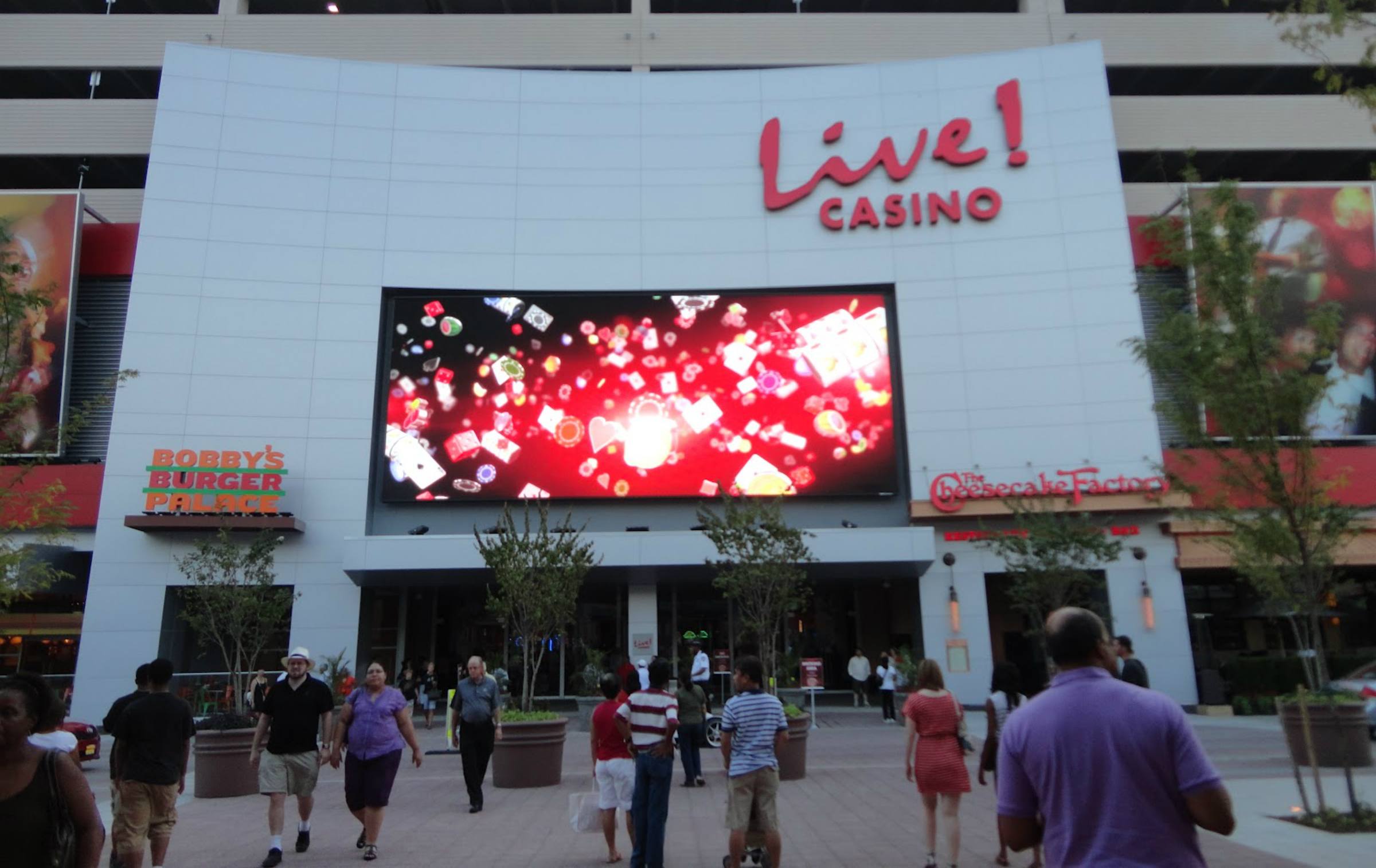 Maryland Live casino smoking gaming area