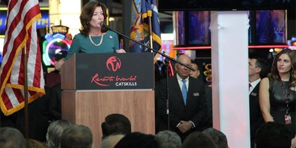New York State Lieutenant Governor Kathy Hochul opens Resorts World Catskills