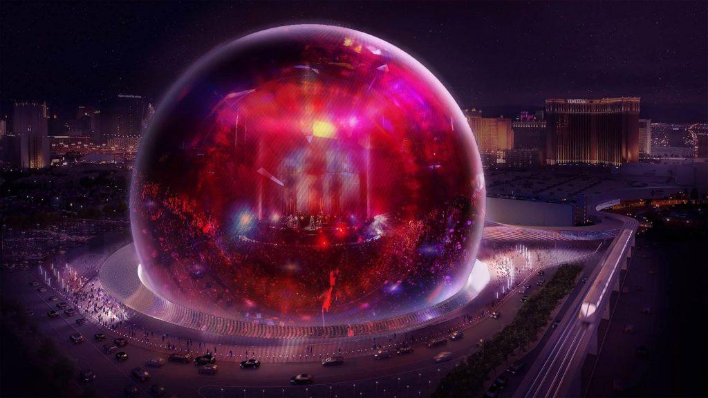 Futuristic Las Vegas Concert Venue MSG Sphere Waits for FAA Clearance