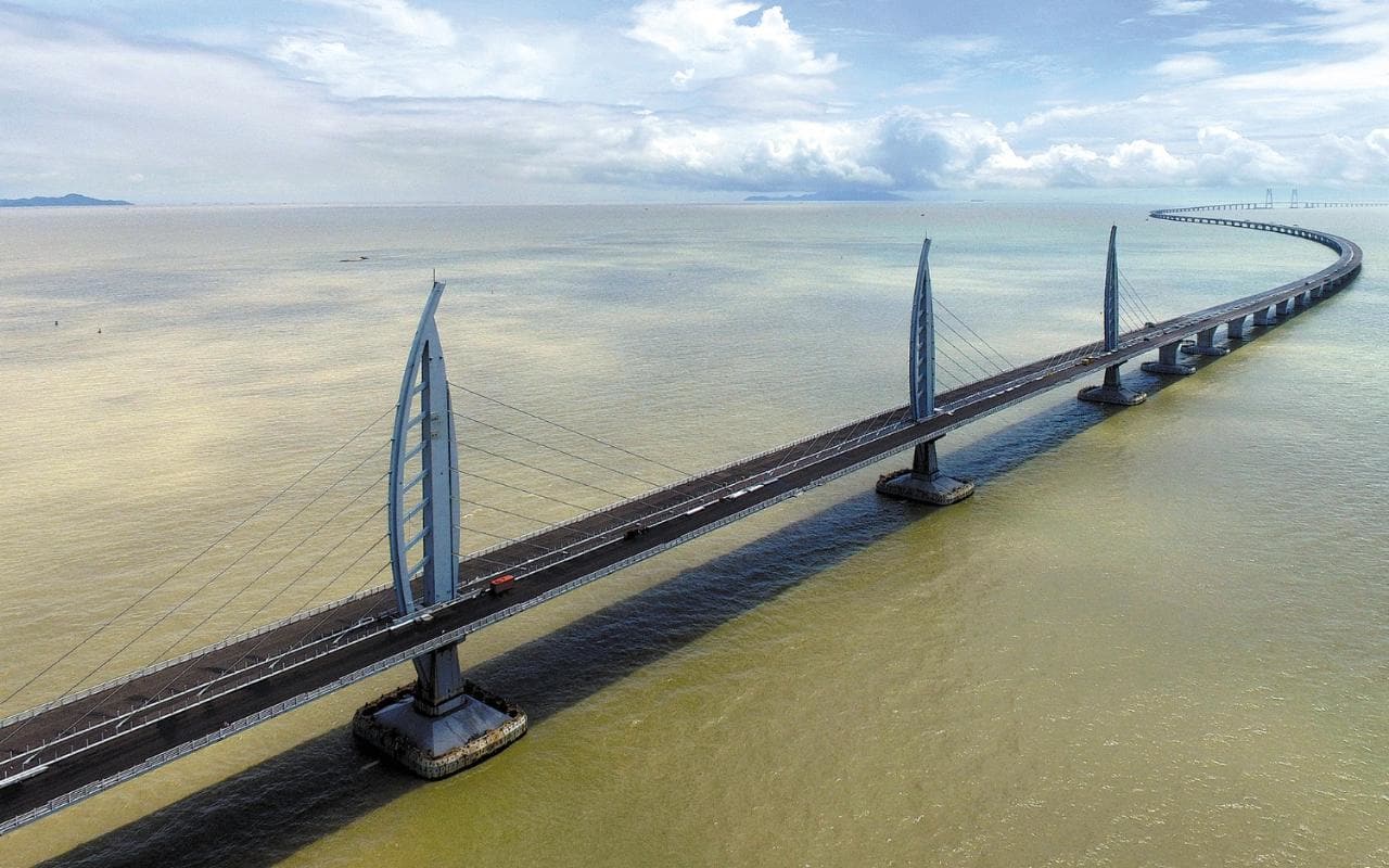 World’s longest sea bridge