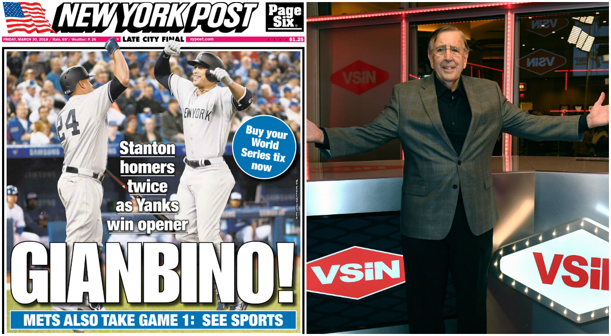 sports betting media New York Post VSiN