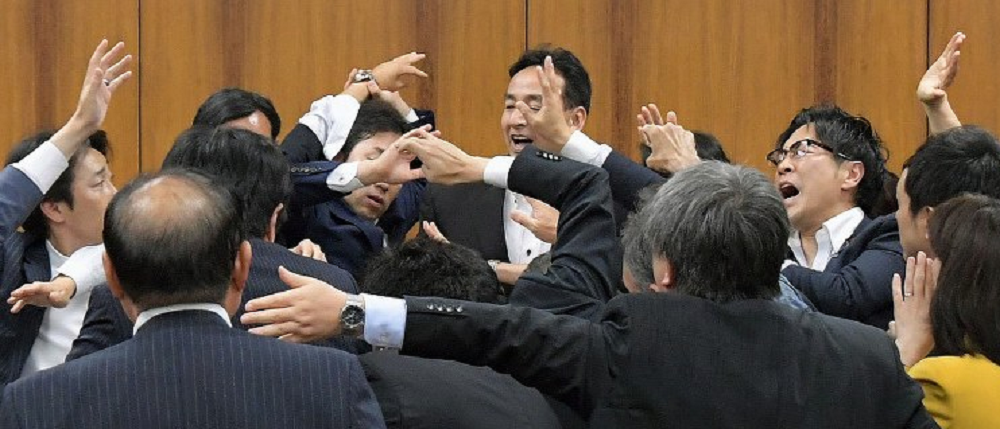 Japan casino bill protests