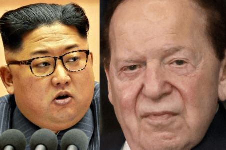 Kim Jong Un and Sheldon Adelson