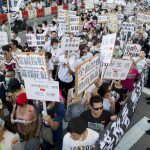 2,200 March in Macau Labor Protest Demanding Better Benefits, Working Conditions from Melco Resorts
