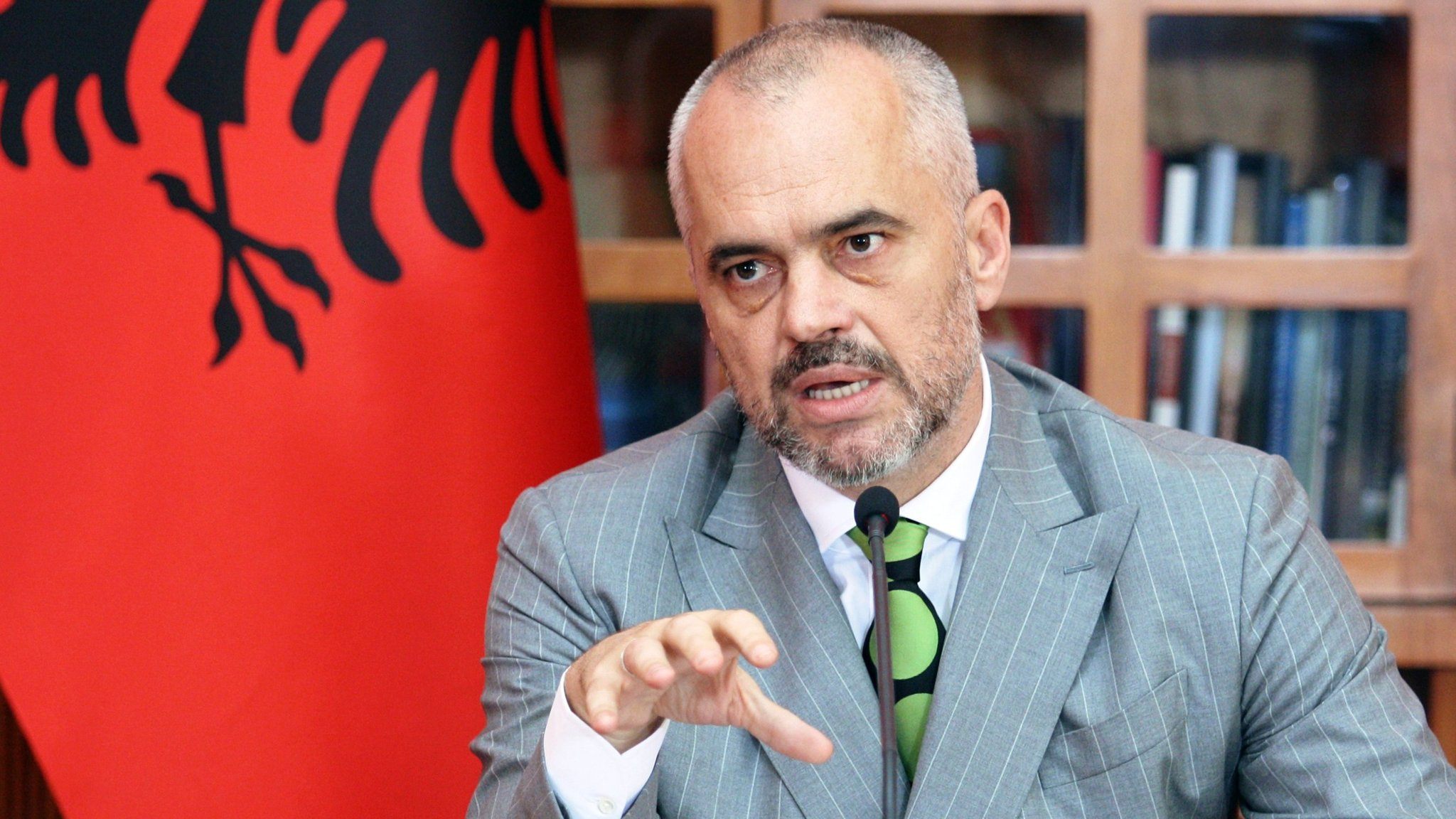 Albanian Prime Minister Edi Rama