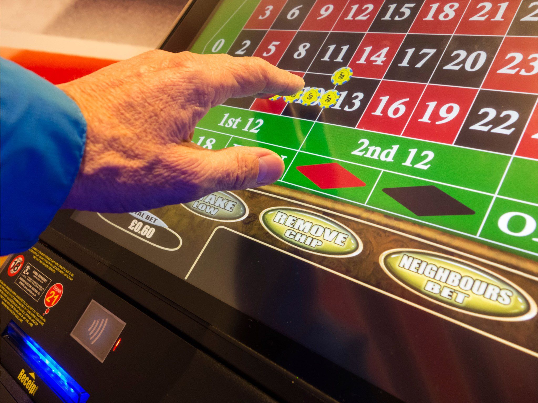 Fixed-odds betting terminals