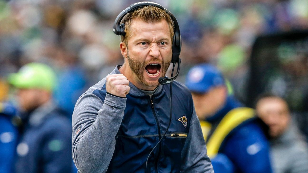 NFL Head Coach Of the Year Favorite Sean Mcvay