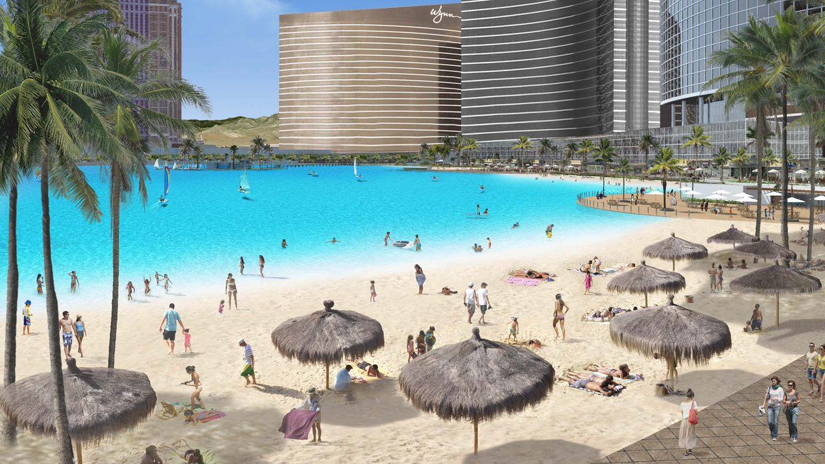 Wynn Las Vegas plans to build a lake with a beach: Travel Weekly