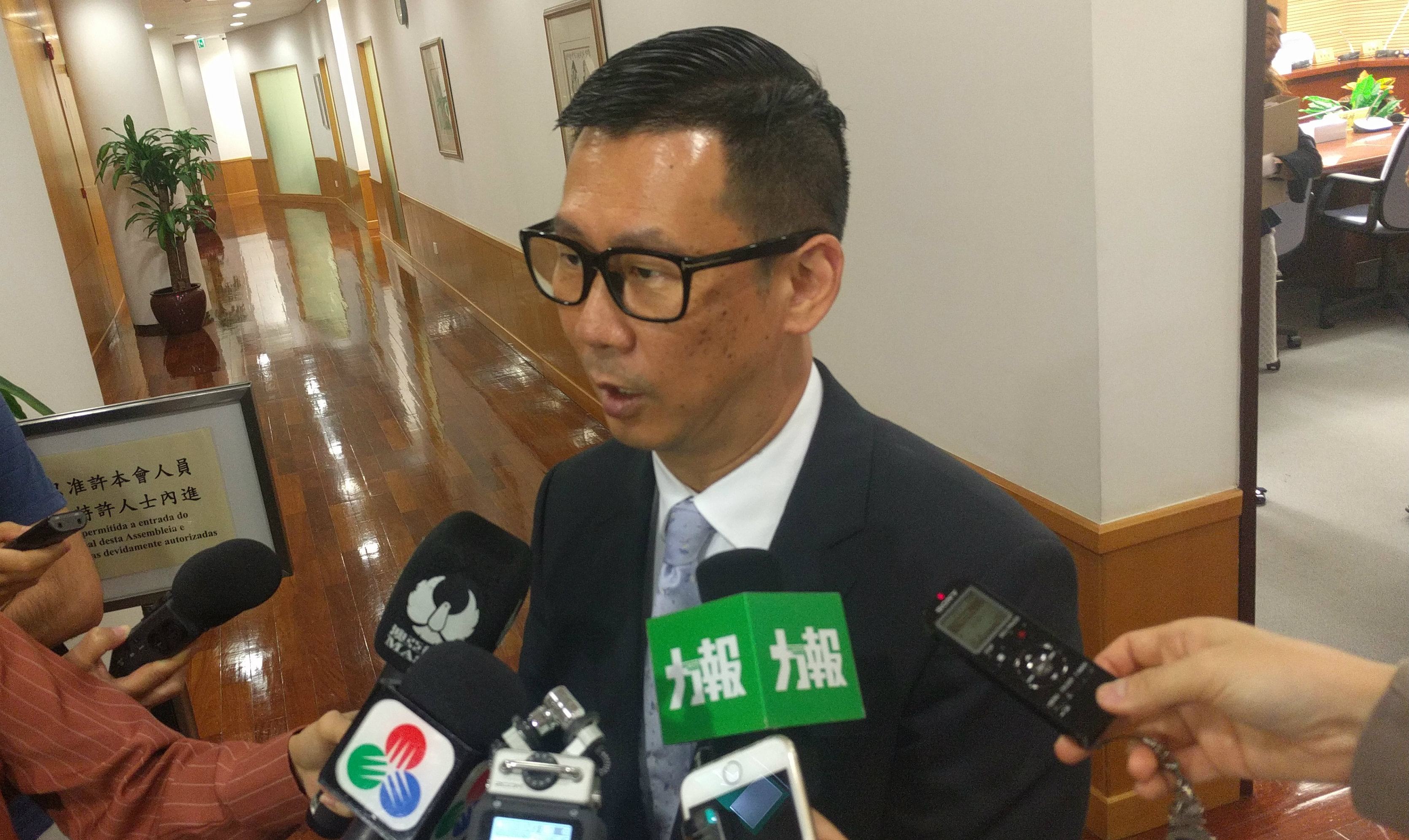 Macau casino license Paulo Martins Chan