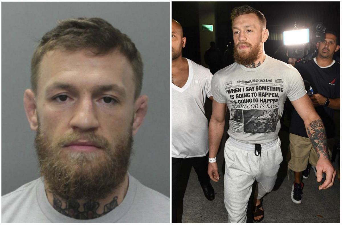 Conor McGregor arrest UFC odds