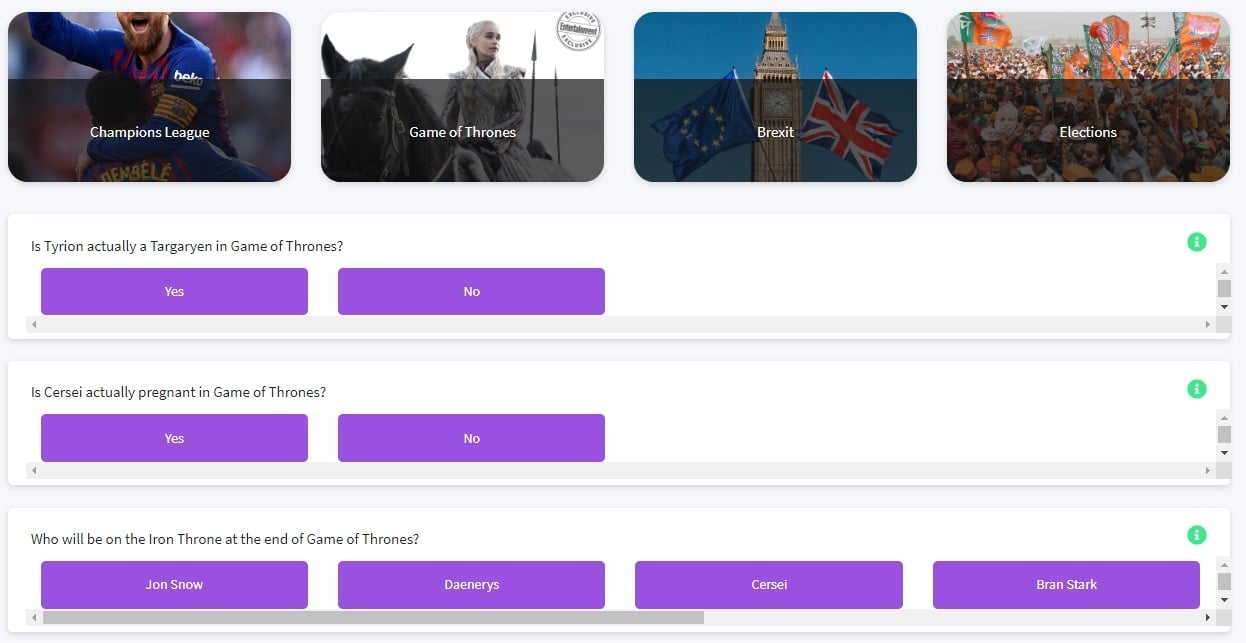 Kalshi betting platform