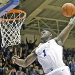 Oddsmakers Believe Duke’s Zion Williamson a Slam Dunk for Top Pick in Thursday’s NBA Draft