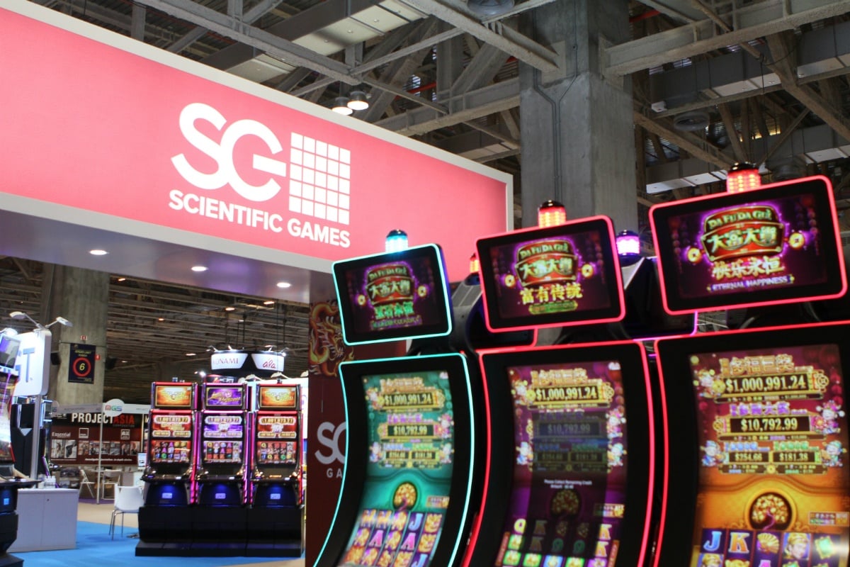 Scientific Games stock casino share