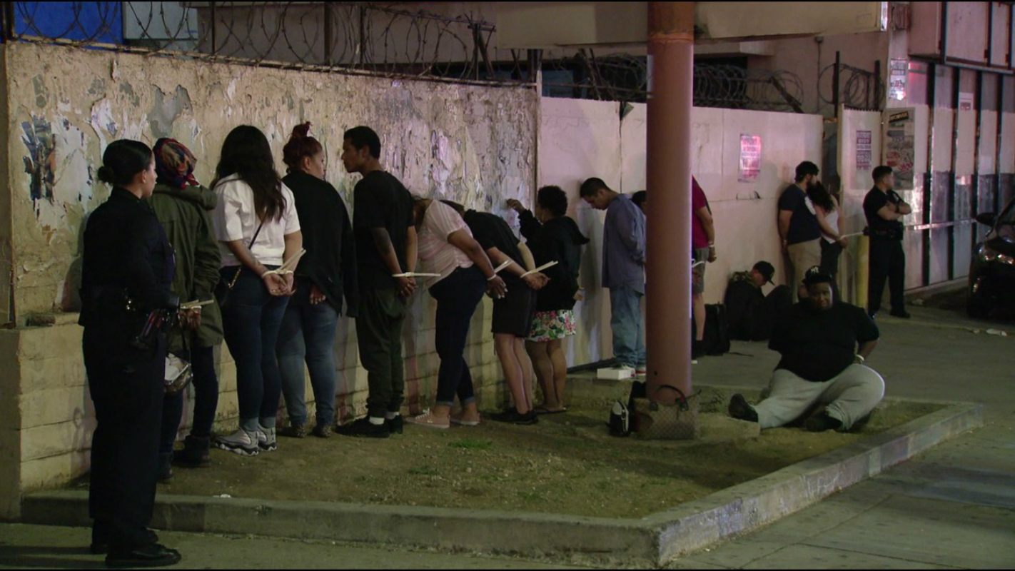 LAPD arrest gambling den Los Angeles