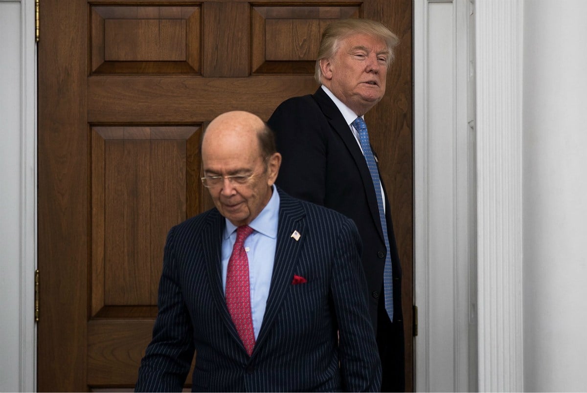 political bettors Wilbur Ross Trump odds