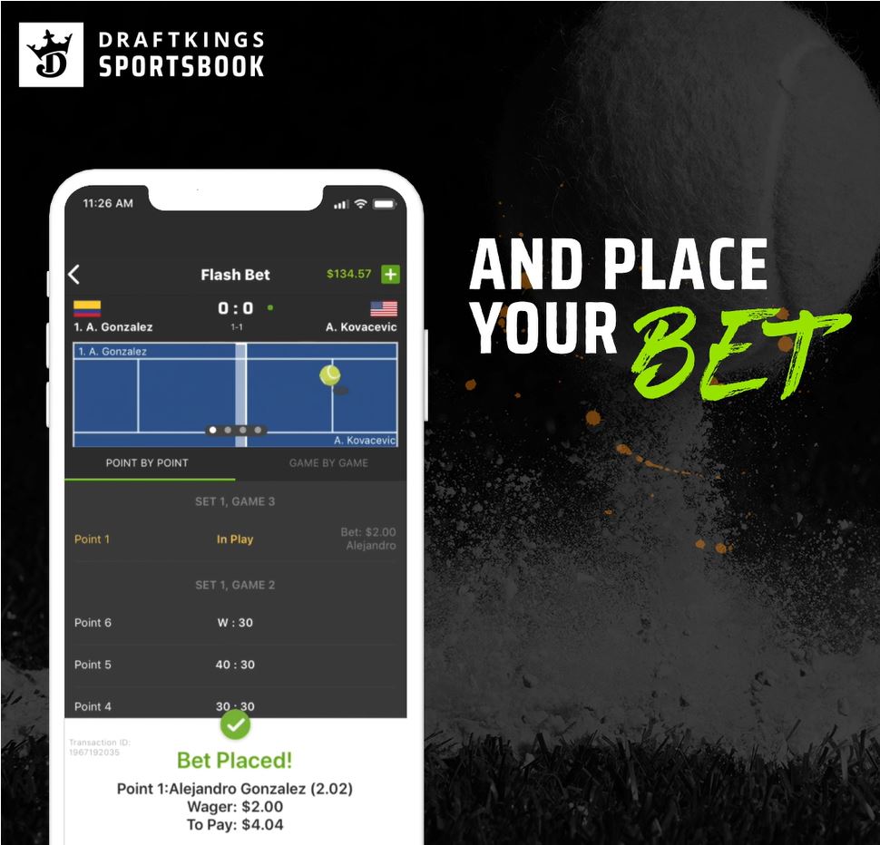 DraftKings Using Wimbledon to Roll Out New In-Game Betting Product