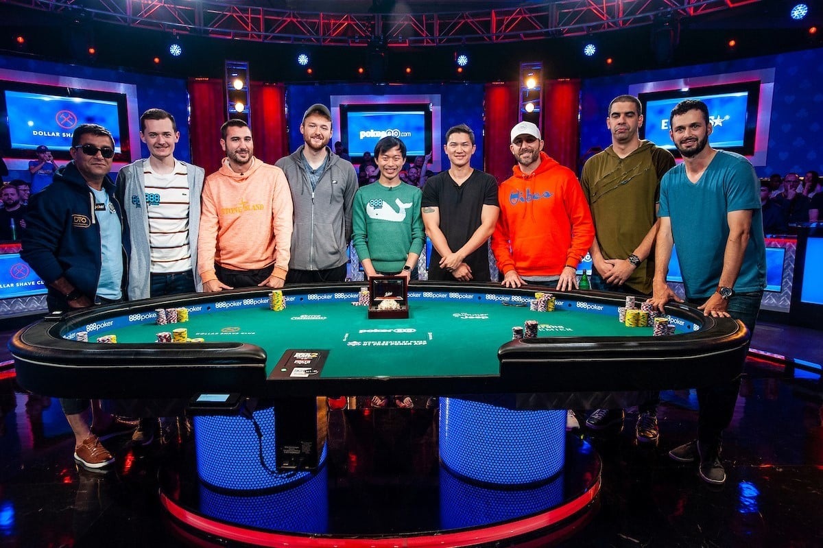 WSOP Final Nine to Play for 10 Million First Prize, Sunday to Tuesday