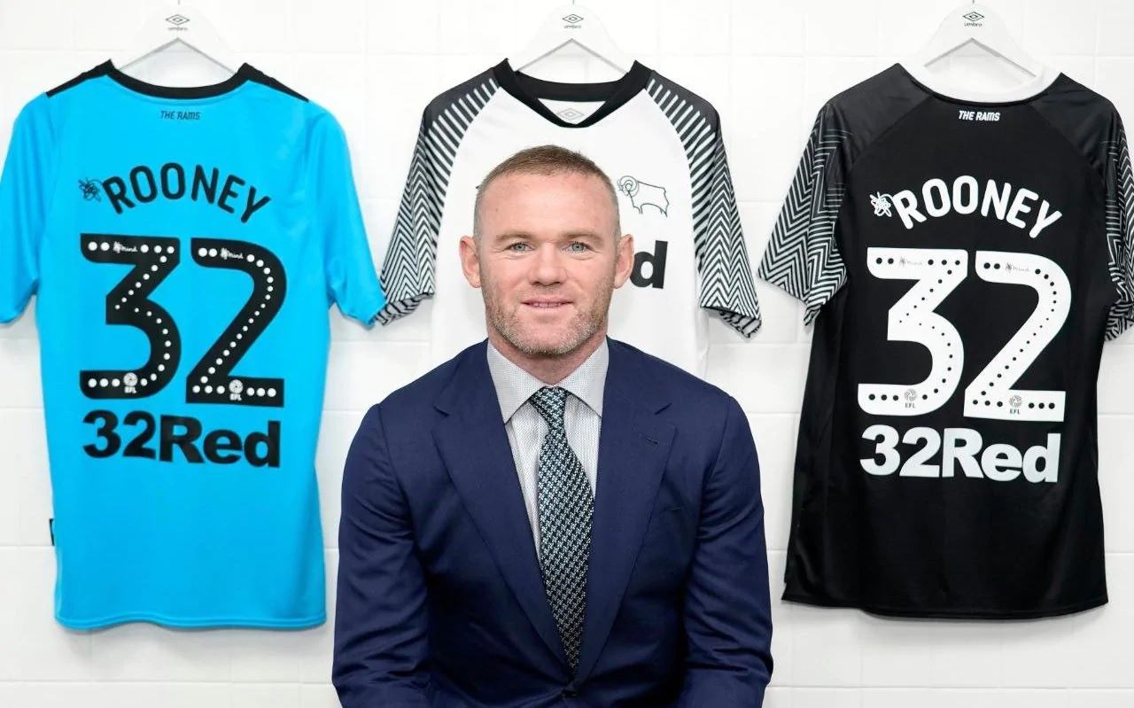 wayne rooney derby county jersey