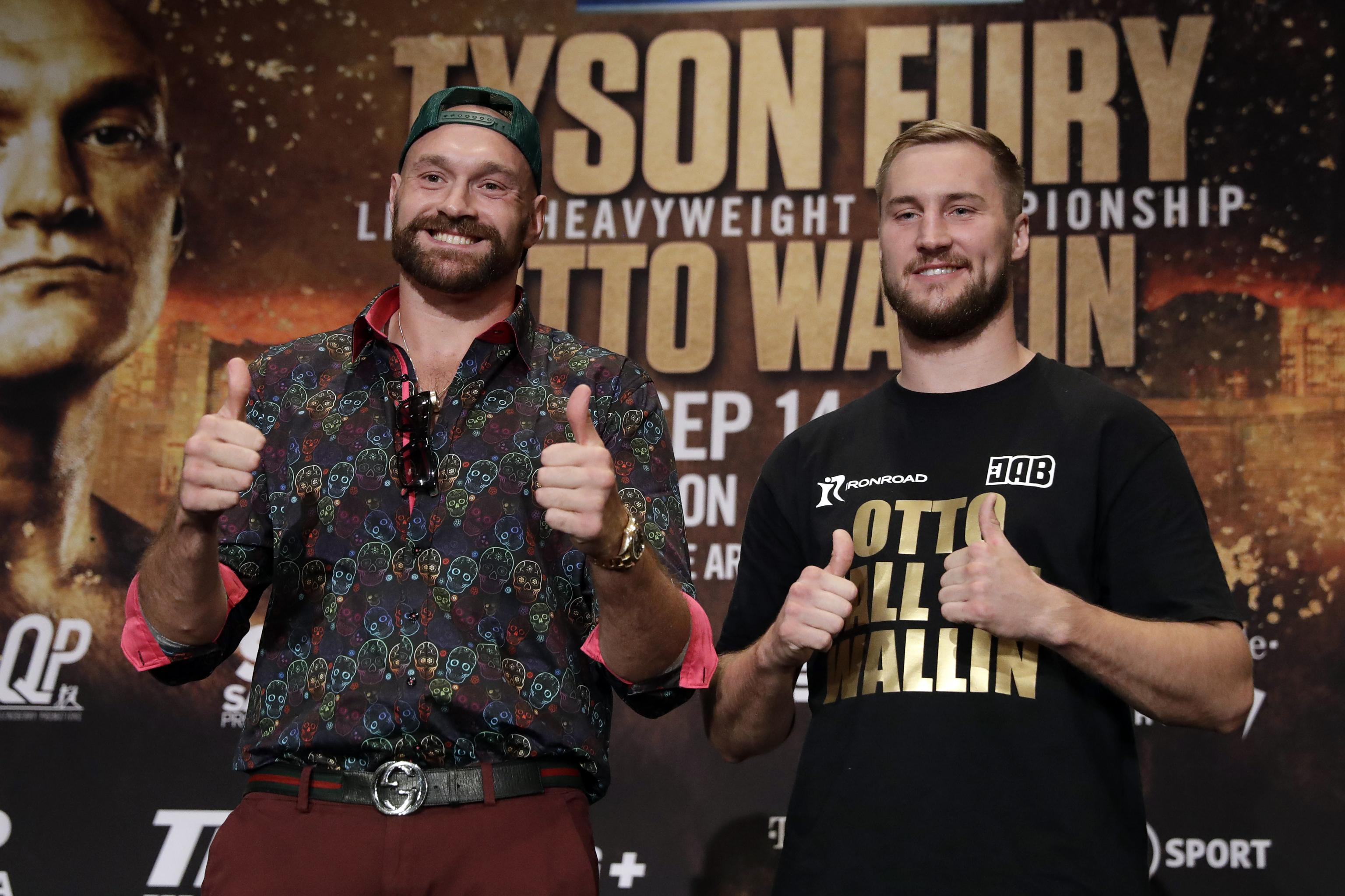 Tyson Fury Otto Wallin