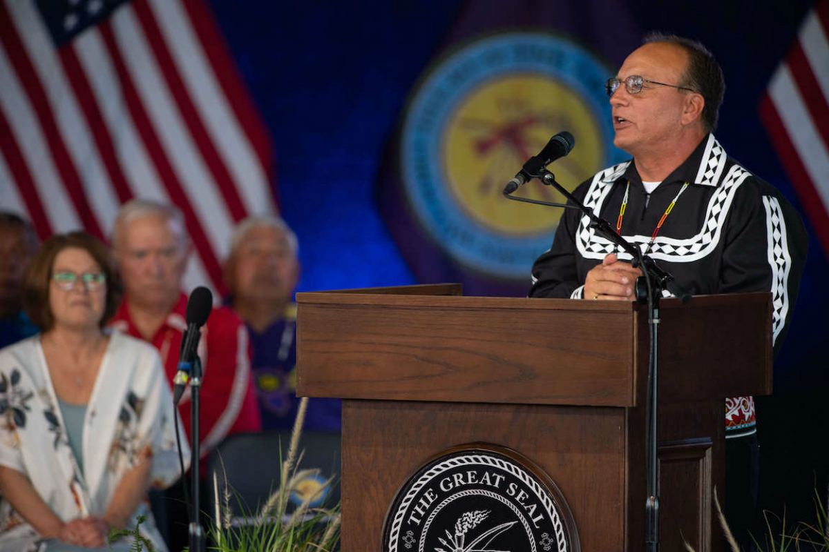 Oklahoma tribe Arkansas casino Pope