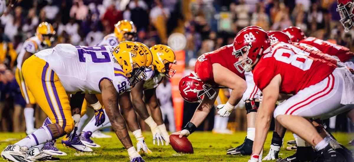 Week 11 College Football Odds Alabama Favored Over Lsu