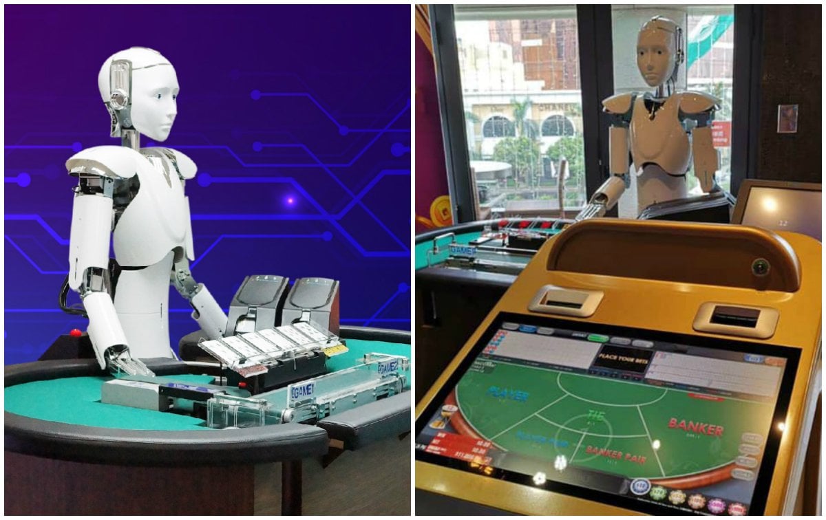 gaming manufacturer robot dealer casino
