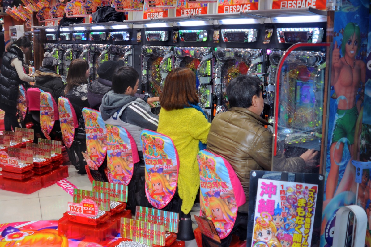Japan pachinko slot machines