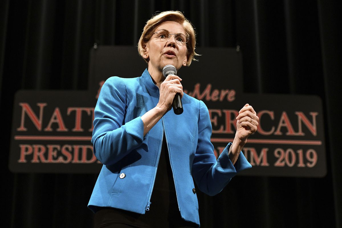 Elizabeth Warren Native American 2020