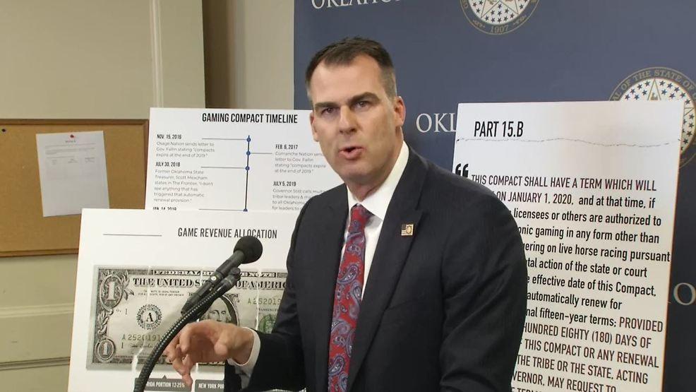 Oklahoma casinos compact Stitt