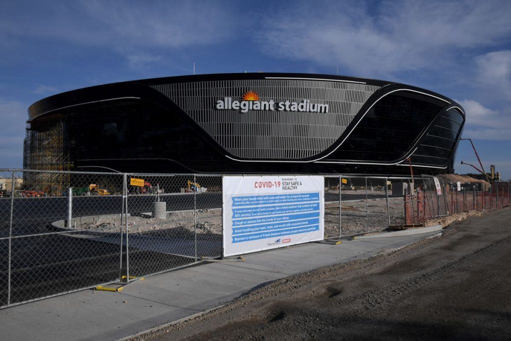 Allegiant Stadium Vegas Raiders COVID-19