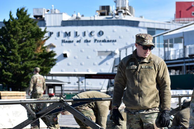 Maryland Establishes COVID19 Testing Site at Pimlico in Baltimore