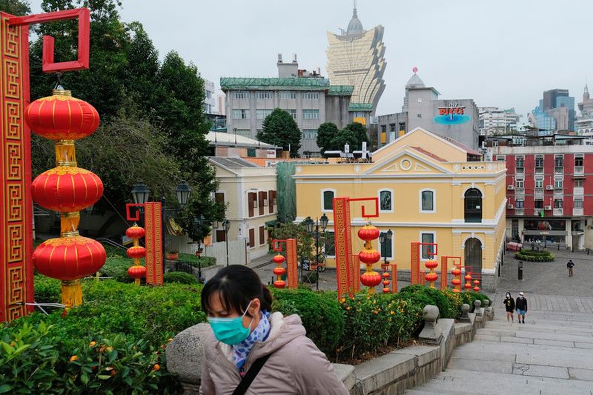 Macau visitor arrivals China coronavirus