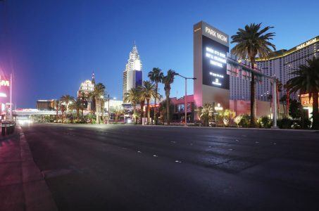 Nevada casinos April GGR Las Vegas