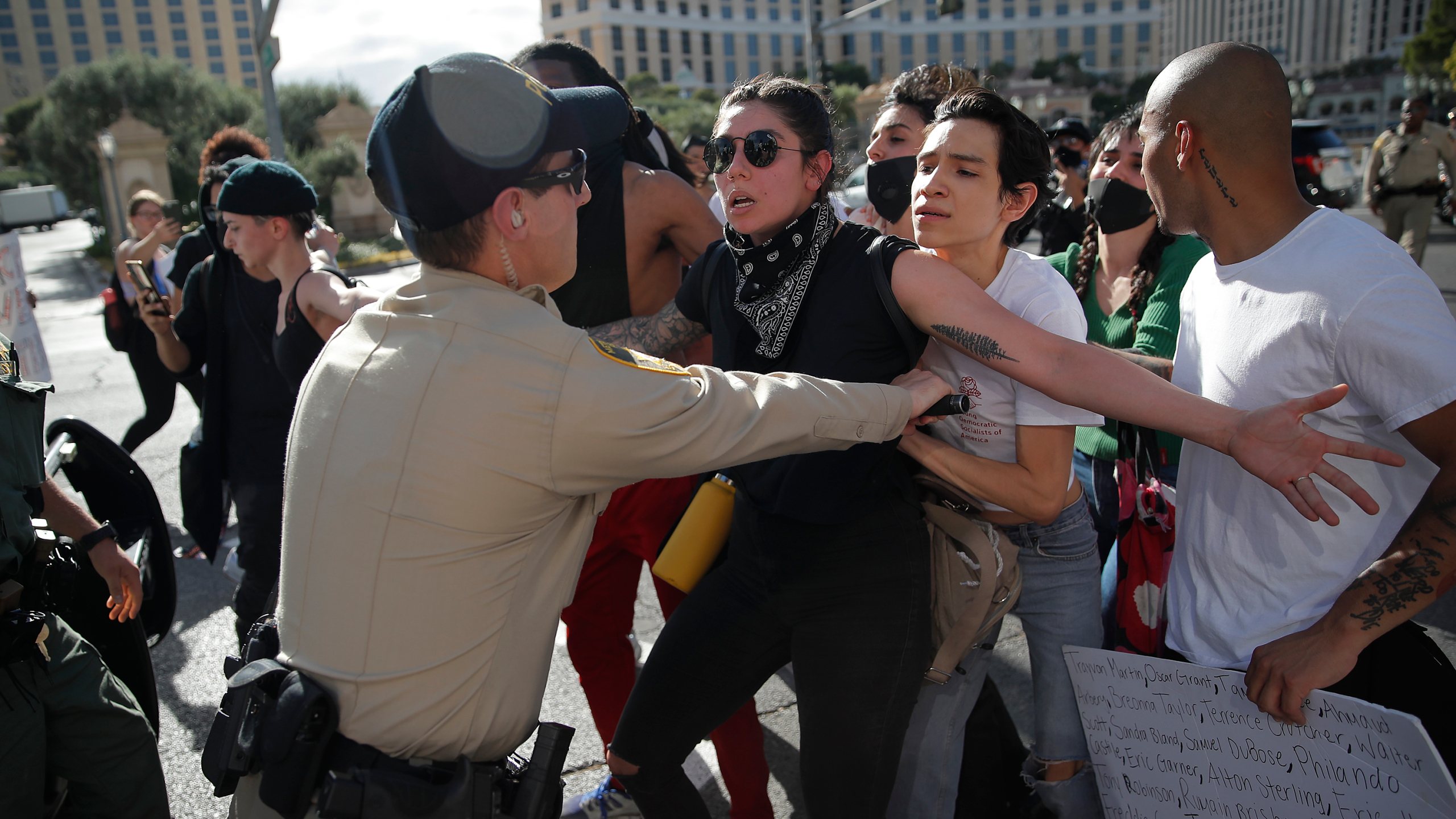 las vegas protest