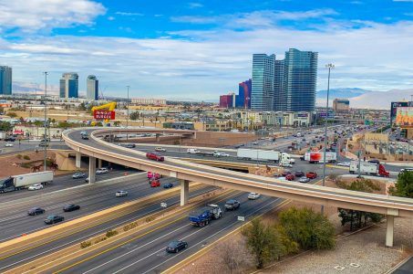 Tropicana Avenue I-15 Allegiant Stadium Las Vegas