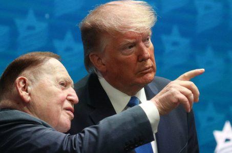 Sheldon Adelson political donations Donald Trump