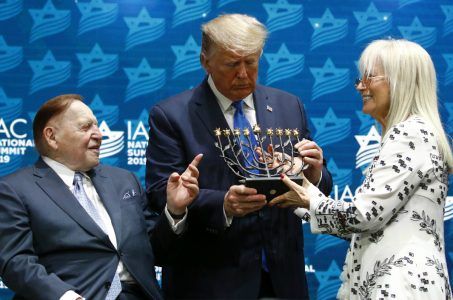 Sheldon Adelson Trump 2020 odds