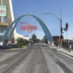 New Las Vegas Archway Highlights Downtown Casino District, Provokes Critics