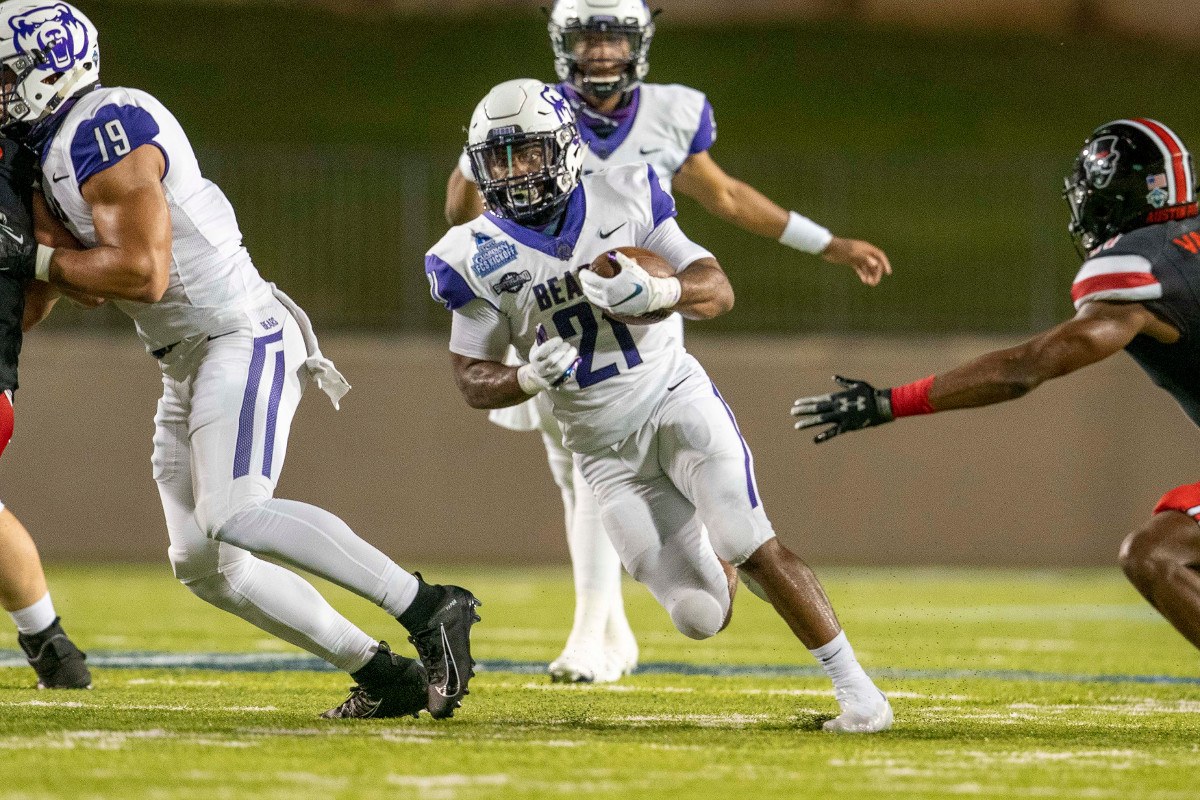 Central Arkansas running back Kierre Crossley