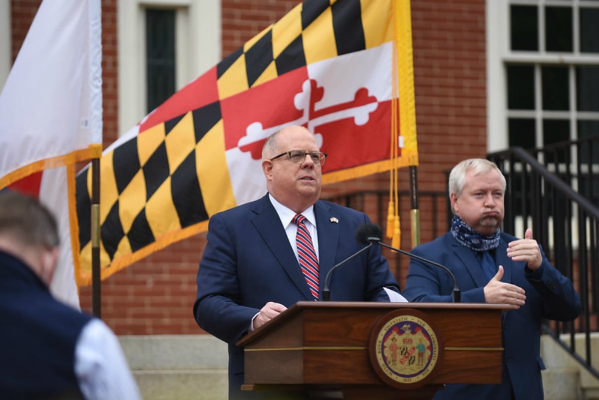 Maryland sports betting referendum Hogan