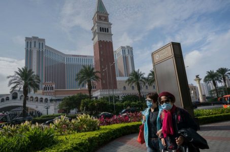 Macau casino revenue GGR China