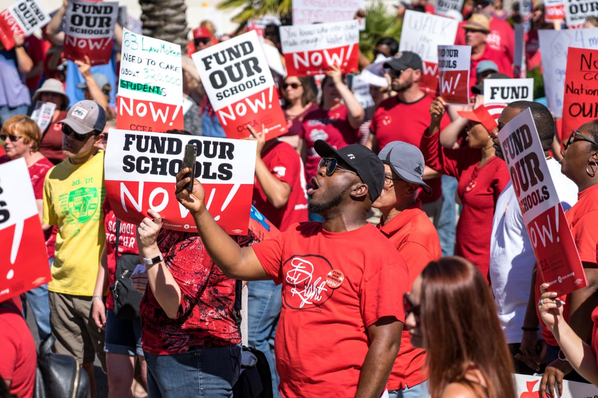 Las Vegas teacher union gaming tax