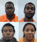 A fifth suspect remains at large